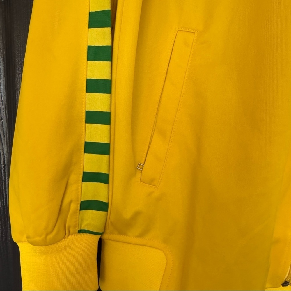 Nike Jacket Soccer Brazil World cup official Men S Yellow removable hoodie - Picture 2 of 16